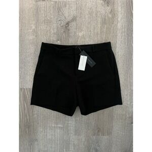 Banana Republic Women's Shorts Black Size 2 NWT Front Zipper